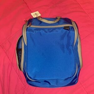 Blue travel organizer